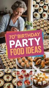 70th Birthday Party Food Ideas