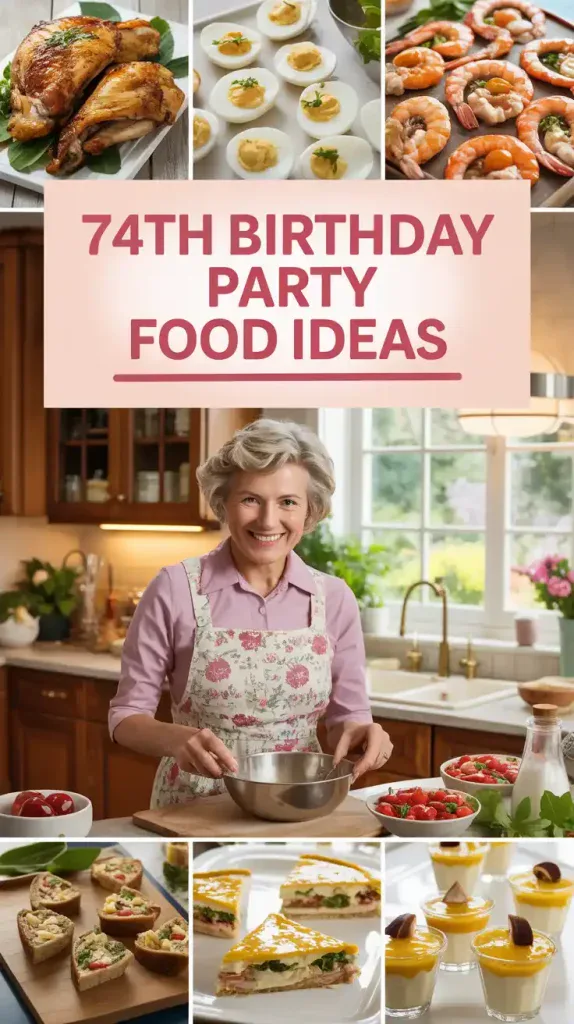 74th Birthday Party Food Ideas