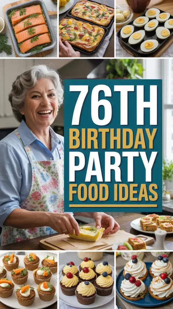 76th Birthday Party Food Ideas