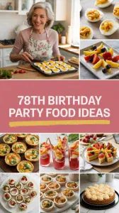 78th Birthday Party Food Ideas