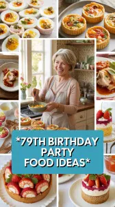 79th Birthday Party Food Ideas