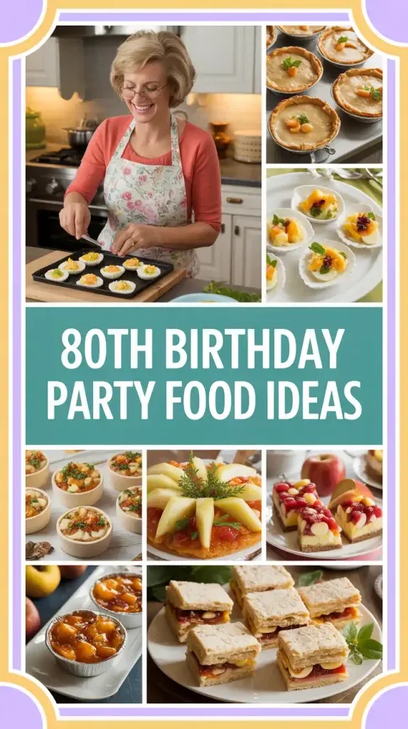 80th Birthday Party Food Ideas
