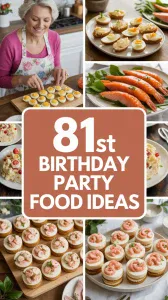 81st Birthday Party Food Ideas