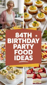 84th Birthday Party Food Ideas