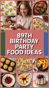 89th Birthday Party Food Ideas