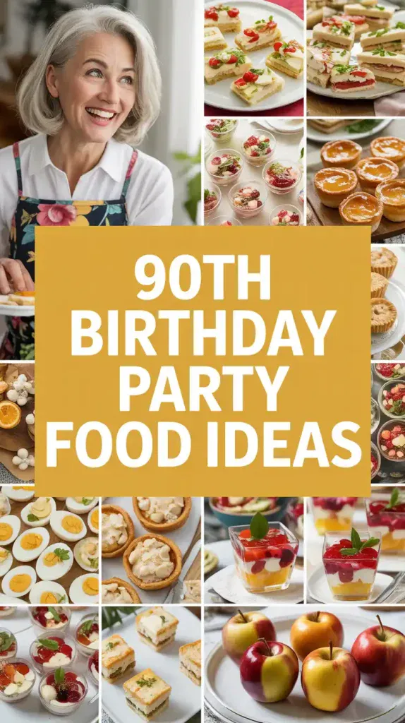 90th Birthday Party Food Ideas
