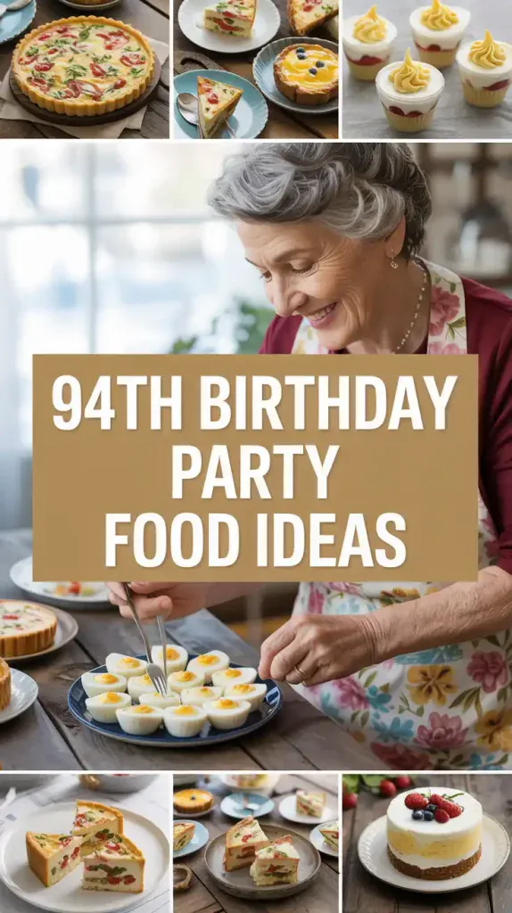 94th Birthday Party Food Ideas