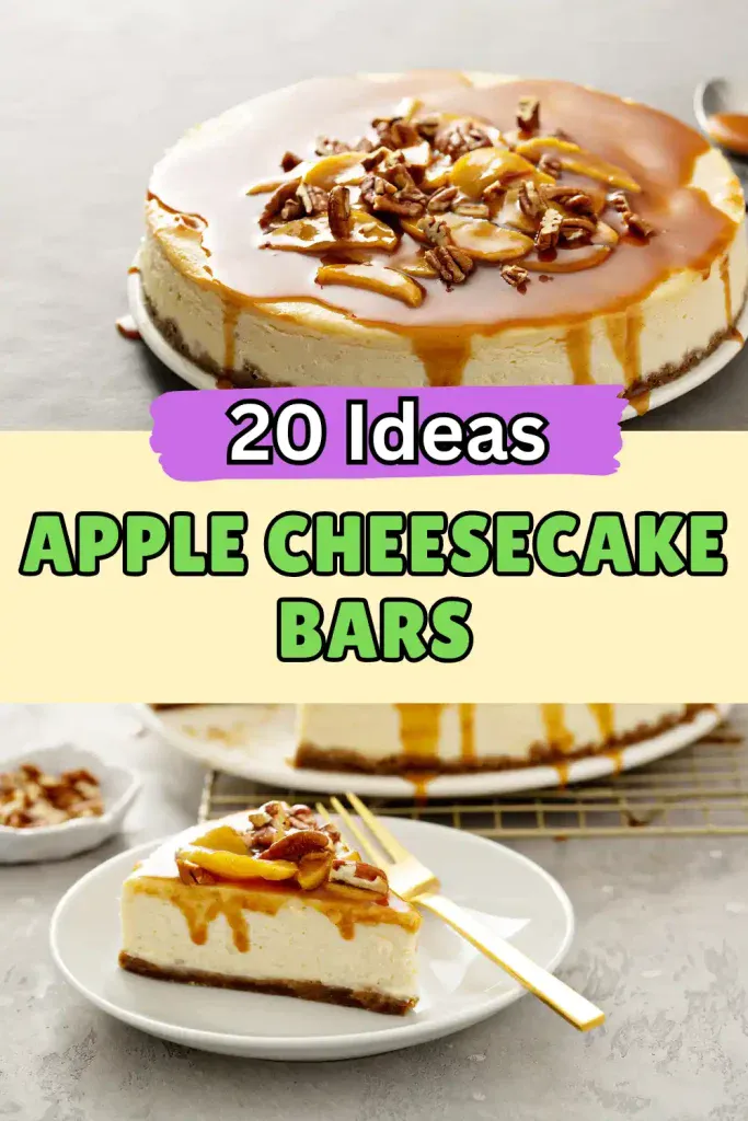 Apple Cheesecake Bars