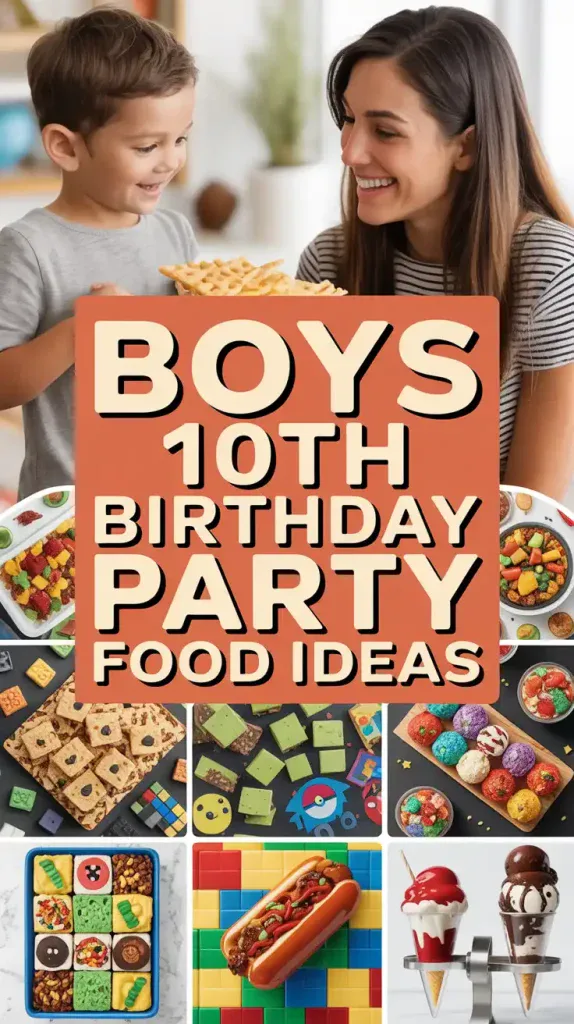 Boys 10th Birthday Party Food Ideas