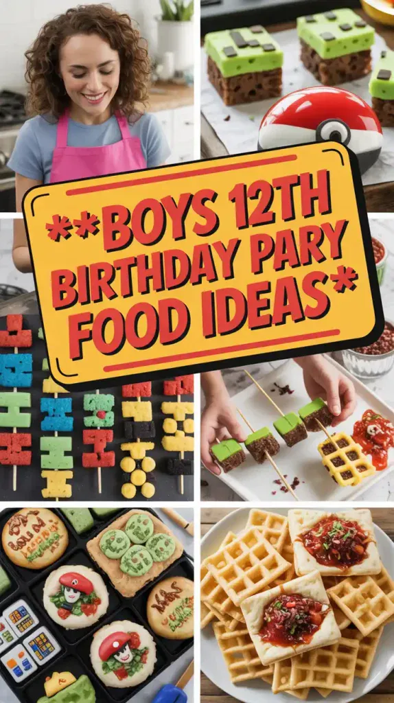 Boys 12th Birthday Party Food Ideas