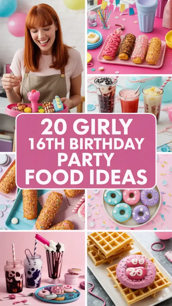 Girls 16th Birthday Party Food Ideas