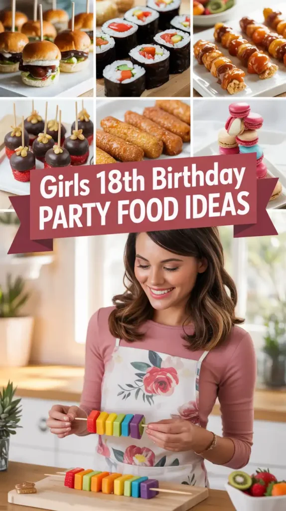 Girls 18th Birthday Party Food Ideas