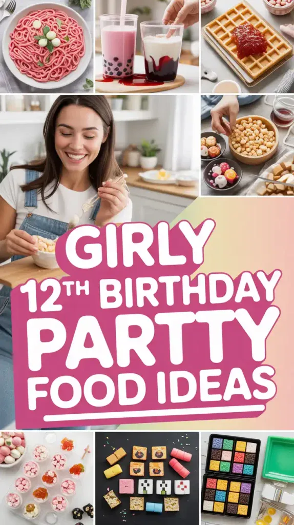 Girly 12th Birthday Party Food Ideas