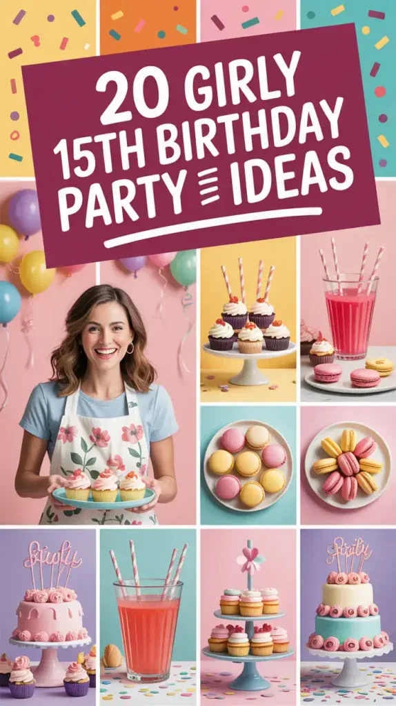 Girly 15th Birthday Party Food Ideas