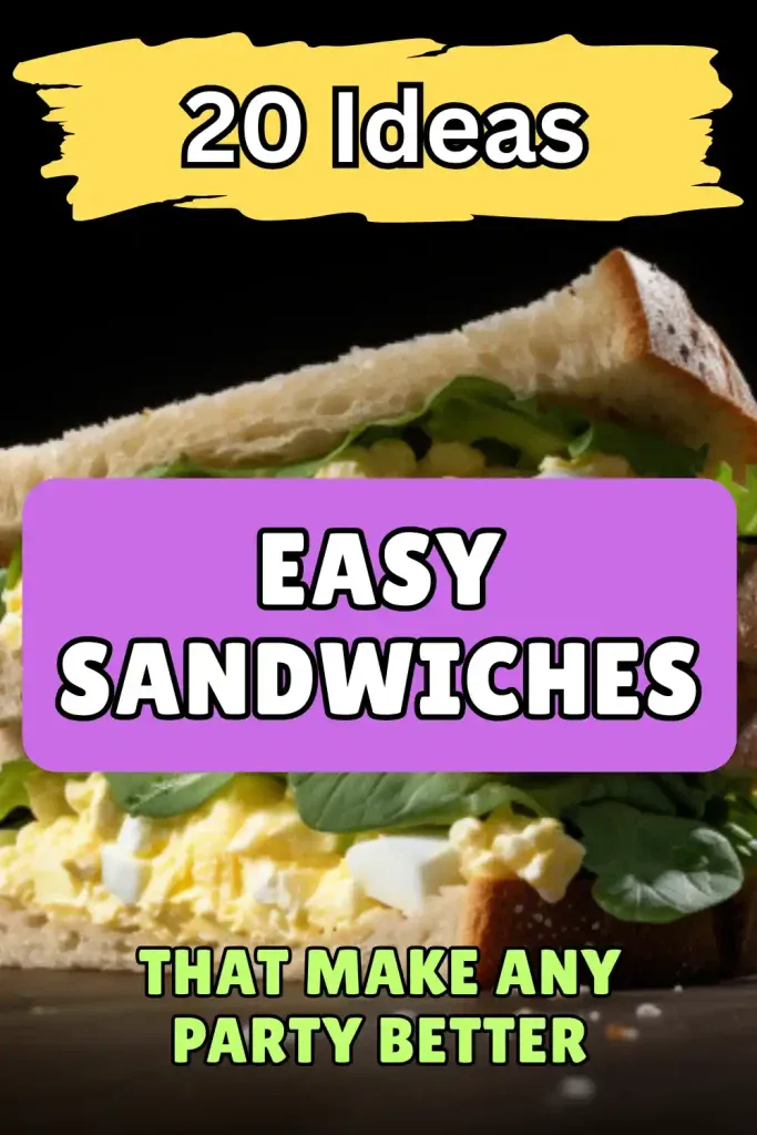 Party Sandwich Ideas Guests Will Actually Eat