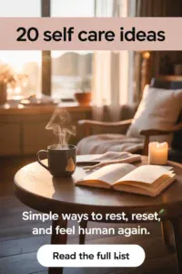 Simple, doable self-care ideas to help you recharge mentally, emotionally, and physically—no expensive spa days or fancy equipment required.